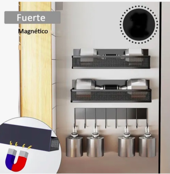 KIT 3 ESTANTE DE ALMACENAMIENTO MAGNE TICO - 3