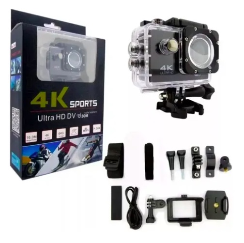 CAMARA DEPORTIVA 4K HD SUMERGIBLE CON CONTROL - 2