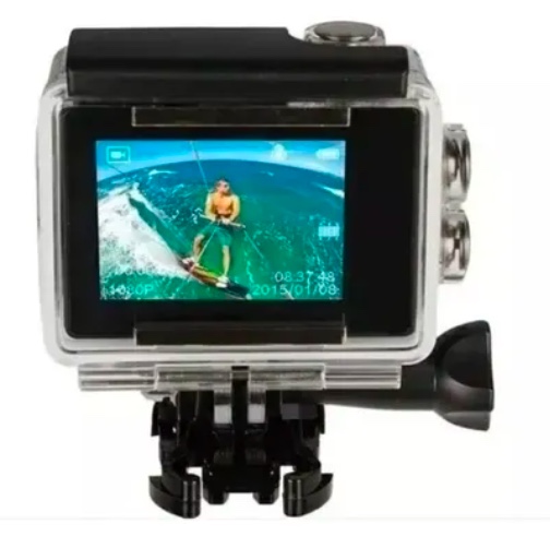 CAMARA DEPORTIVA 4K HD SUMERGIBLE CON CONTROL - 3