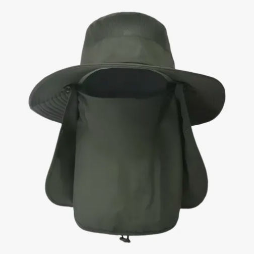 GORRA CAZA CACERIA PESCA PROTECCION UV VERDE - 4