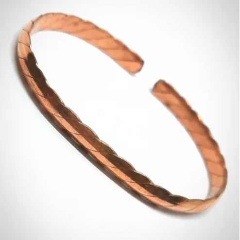 PULSERA DE COBRE PURO TRENZADA - 2