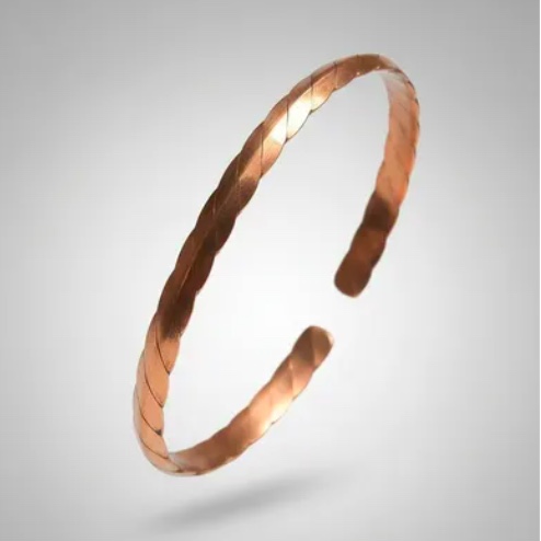 PULSERA DE COBRE PURO TRENZADA - 3
