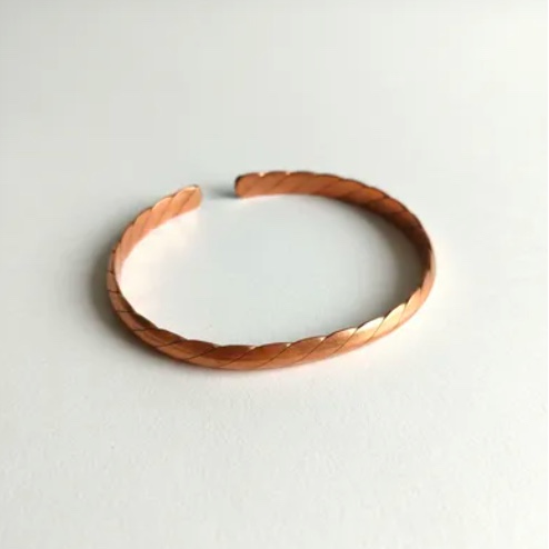 PULSERA DE COBRE PURO TRENZADA - 4