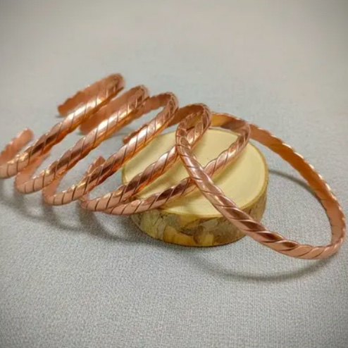 PULSERA DE COBRE PURO TRENZADA - 5