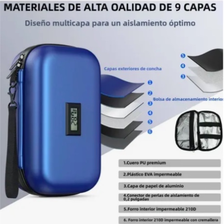 BOLSA DE VIAJE CON ENFRIADOR Y TERMOMETRO - 5