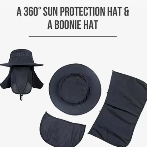 SOMBRERO GORRO 3 EN 1 PARA SOL - 4