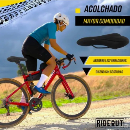 ASIENTO SILLIN BICICLETA ANTIPROSTATICO - 2
