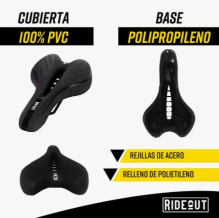 ASIENTO SILLIN BICICLETA ANTIPROSTATICO - 5