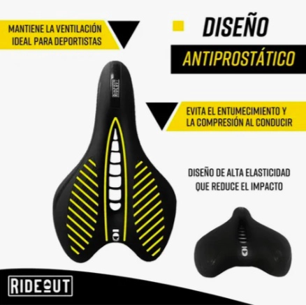 ASIENTO SILLIN BICICLETA ANTIPROSTATICO - 6