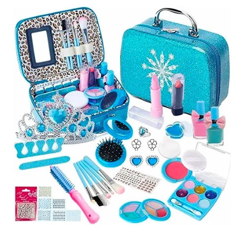 KIT DE MAQUILLAJE LAVABLE PARA NIÑOS CONJUNTO 32 PCS - 1