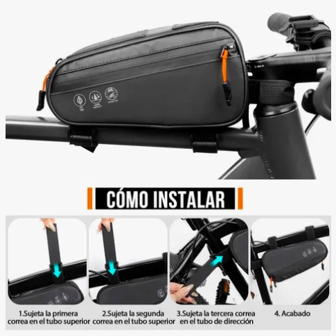 BOLSA TUBO SUPERIOR PARA BICICLETA - 5