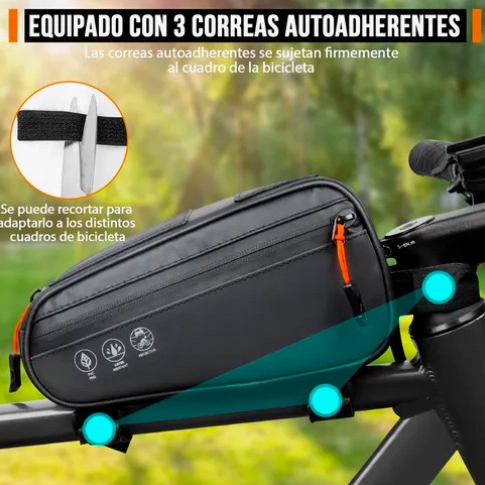 BOLSA TUBO SUPERIOR PARA BICICLETA - 6