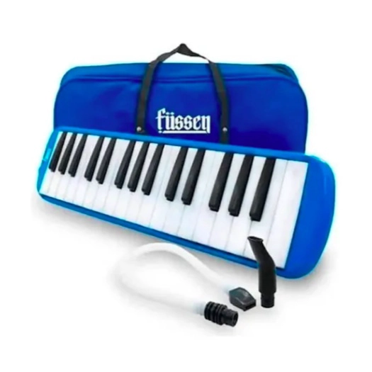 MELODICA 32 NOTAS FUSSEN ESTUCHE BOQUILLA AZUL - 1