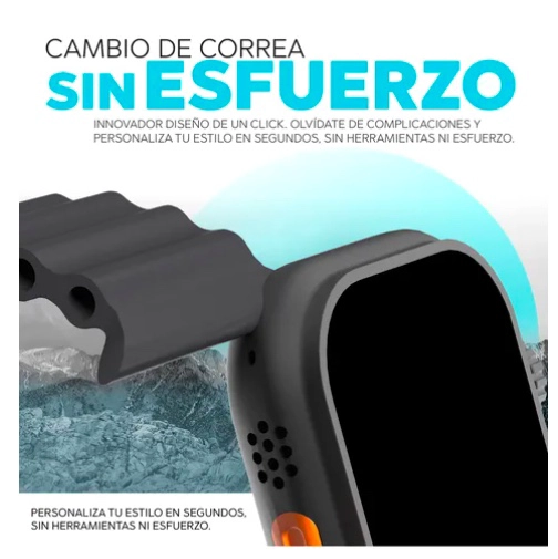 SMART WATCH RELOJ INTELIGENTE NEGRO - 2