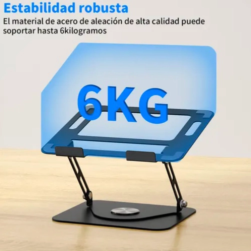 SOPORTE DE ALUMINIO AJUSTABLE NOTEBOOK - 5