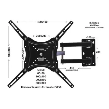 SOPORTE DE PARED PARA TV DE 14 A 50 - 3