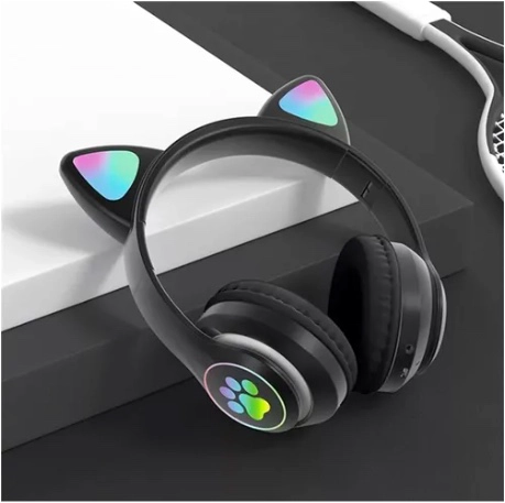 AURICULARES GAMER INALAMBRICOS CAT NEGRO - 3