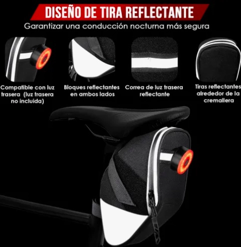 BOLSA PARA SILLIN BICICLETA IMPERMEABLE - 4