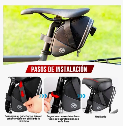BOLSA PARA SILLIN BICICLETA IMPERMEABLE - 6