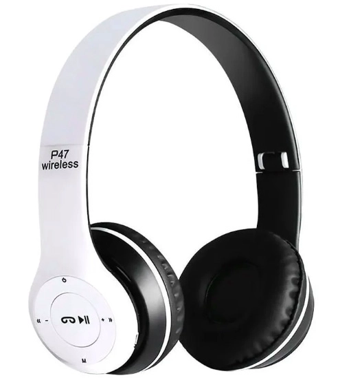 AUDIFONOS OVER EAR BLUETOOTH BLANCOS - 2