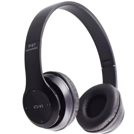 AUDIFONOS OVER EAR BLUETOOTH NEGROS - 1