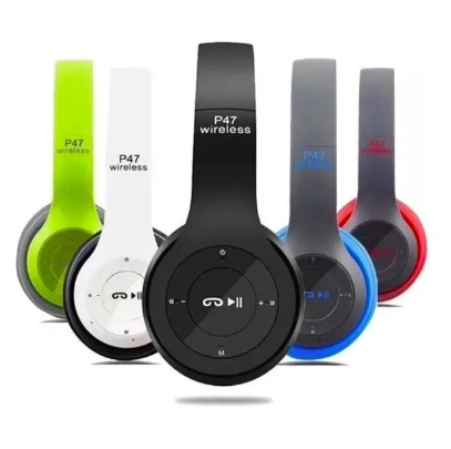 AUDIFONOS OVER EAR BLUETOOTH ROJOS - 3