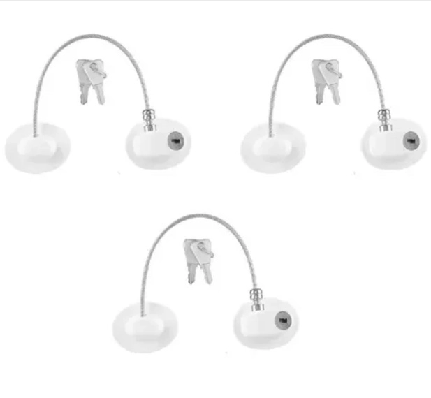 PACK 3 SEGUROS NIÑOS BEBE S PUERTAS REFRIGERADORES Y VENTANAS - 1