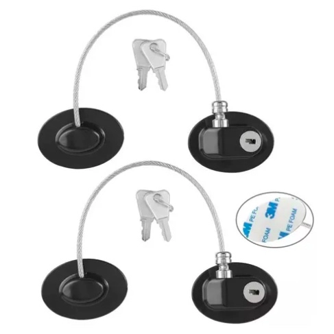PACK 2 SEGUROS NIÑOS BEBE S PUERTAS REFRIGERADORES Y VENTANAS - 1