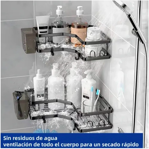 ESQUINERO ORGANIZADOR DUCHA BAÑO - 6