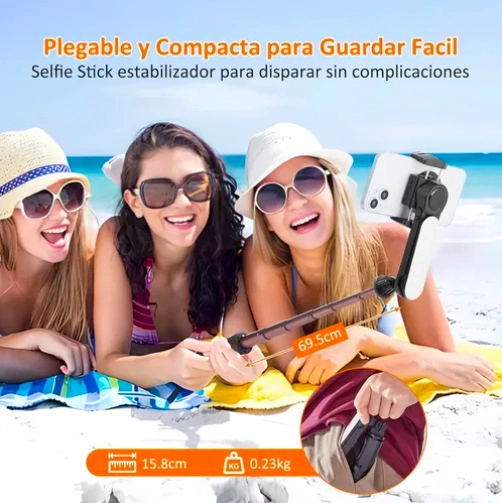 ESTABILIZADOR CELULAR SOPORTE CON TRIPODE - 6