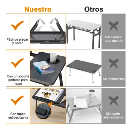 BANDEJA MESA PLEGABLE PARA NOTEBOOK - 5