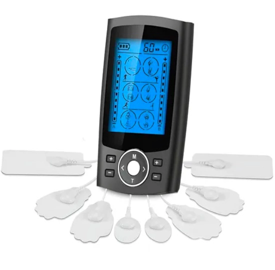 TENS ELECTROESTIMULADOR MUSCULAR CON 36 MODOS 8 ALMOHADILLAS - 1