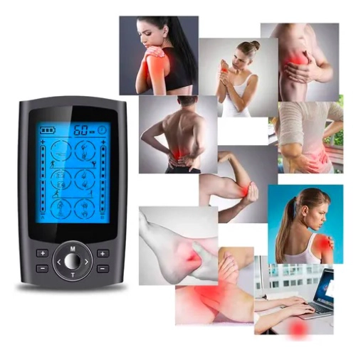 TENS ELECTROESTIMULADOR MUSCULAR CON 36 MODOS 8 ALMOHADILLAS - 5