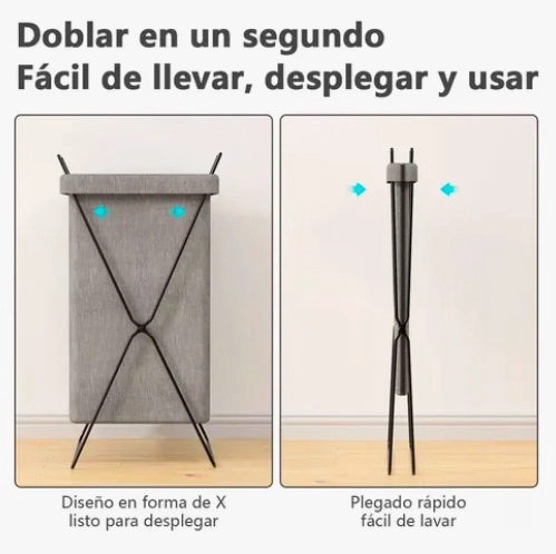 CESTO ROPA SUCIA PLEGABLE - 4