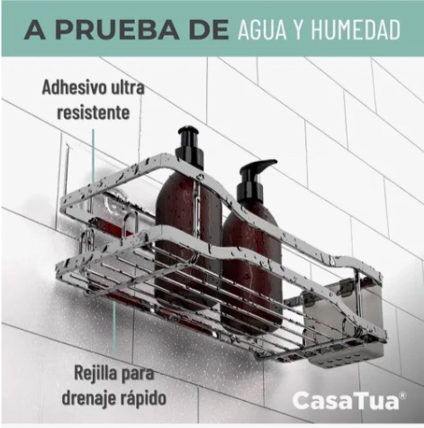ORGANIZADOR DE DUCHA ADHESIVO SET 2 - 3