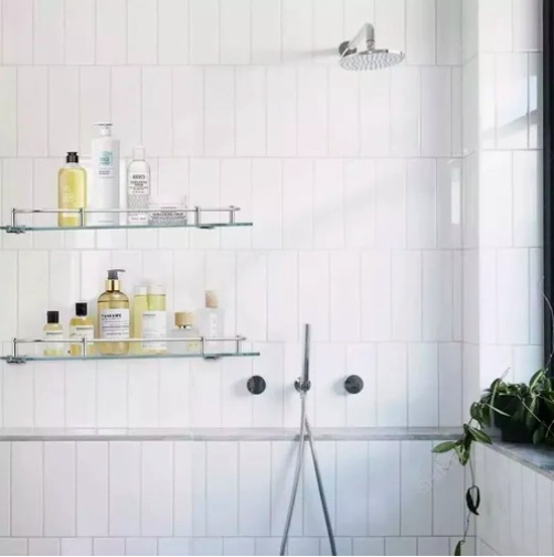 REPISAS ESQUINERAS DE VIDRIO BAÑO 3PISOS - 3