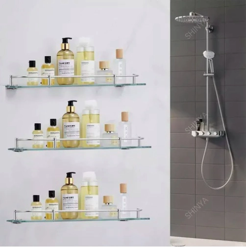 REPISAS ESQUINERAS DE VIDRIO BAÑO 3PISOS - 5