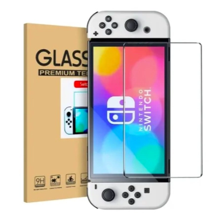 PROTECTOR DURO + LAMINA MICA NINTENDO SWITCH OLED - 4