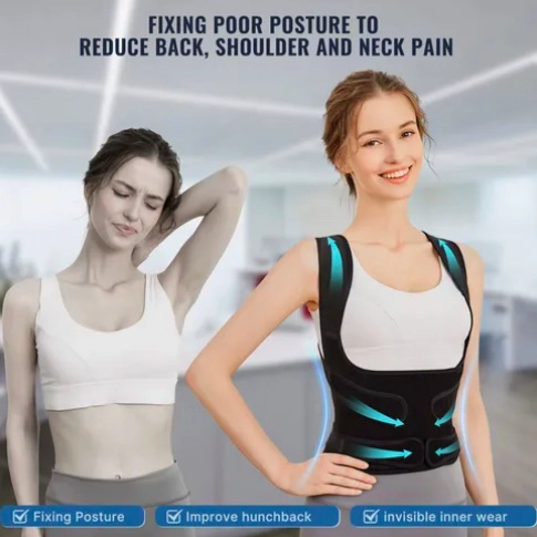 CORRECTOR POSTURA ESPALDA PARA HOMBRE Y MUJER AJUSTABLE M - 3