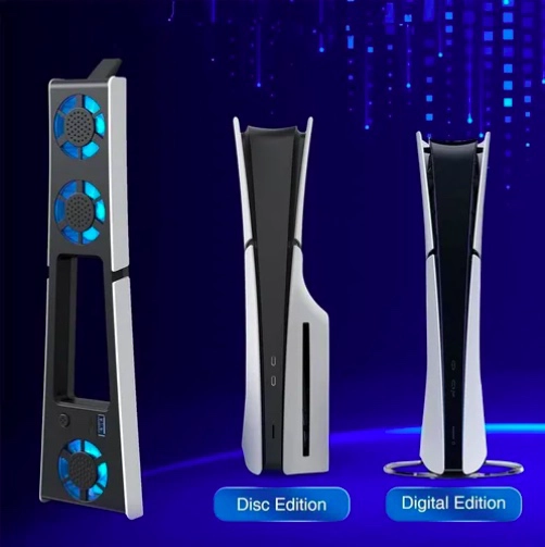 VENTILADOR DE REFRIGERACION CON LUZ LED COMPATIBLE CON PS5 - 2
