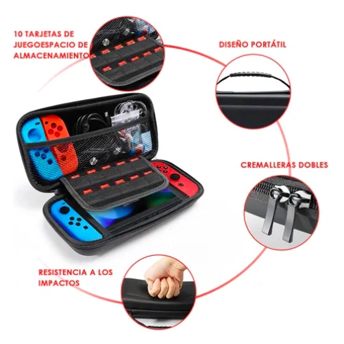 ESTUCHE PROTECTOR PARA SWITCH OLED PACK 36 EN 1 - 3
