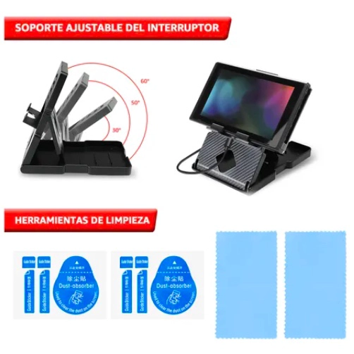 ESTUCHE PROTECTOR PARA SWITCH OLED PACK 36 EN 1 - 5