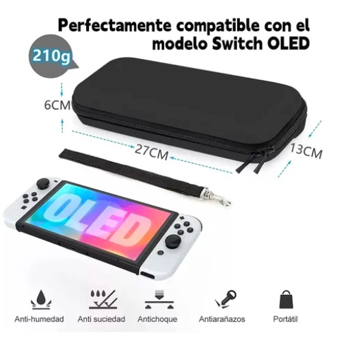 ESTUCHE PROTECTOR PARA NINTENDO SWITCH OLED - 3
