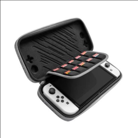 ESTUCHE LIGERO PARA NINTENDO SWITCH OLED BLANCO - 2