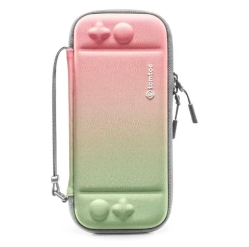 ESTUCHE LIGERO PARA NINTENDO SWITCH OLED VERDE - 1