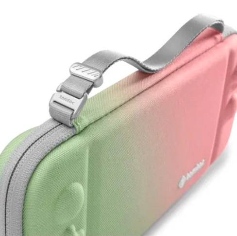 ESTUCHE LIGERO PARA NINTENDO SWITCH OLED VERDE - 3