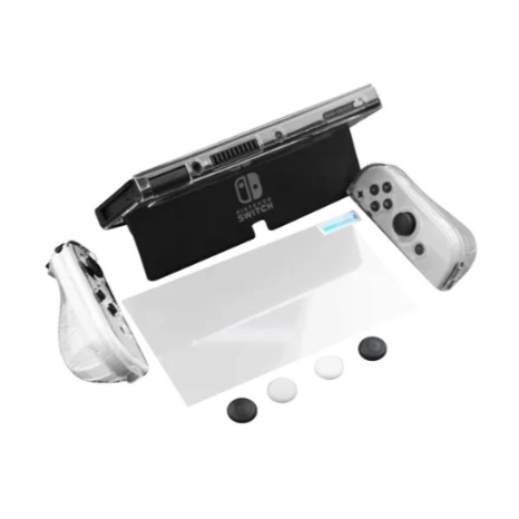 PACK PROTECCION CARCASA LAMINA NINTENDO SWITCH OLED - 2