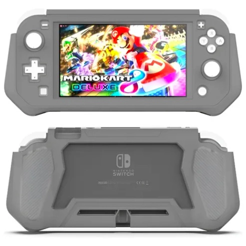 CARCASA PROTECTORA NINTENDO SWITCH LITE GRIS - 1