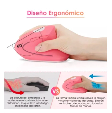 MOUSE ERGONOMICO INALAMBRICO - 3