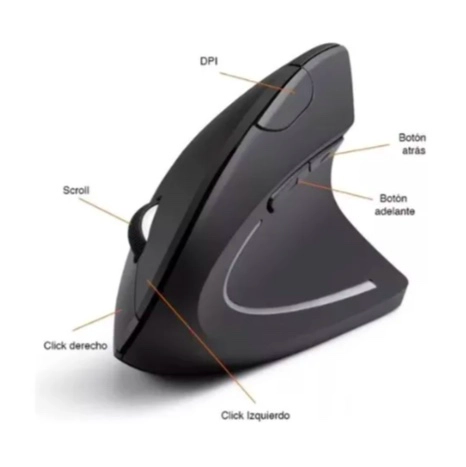 MOUSE ERGONOMICO INALAMBRICO - 5